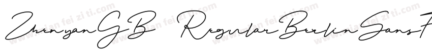 ZhenyanGB RegularBerlinSansFB Reg字体转换